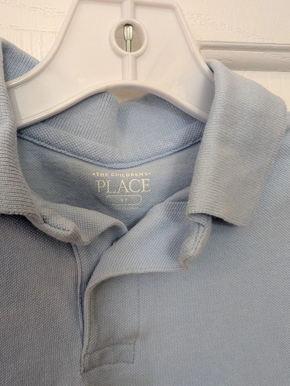 5/$10 The Children's Place Pale Blue Polo Shirt